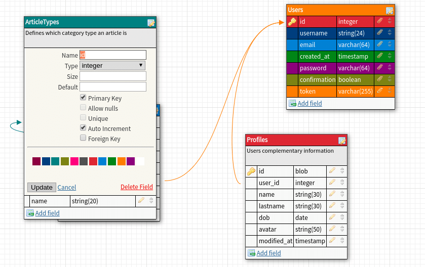 New Feature: Change Field Colors