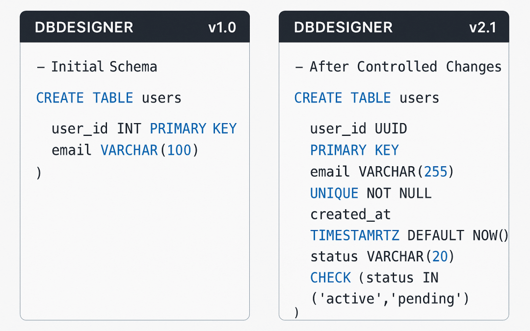 database version control