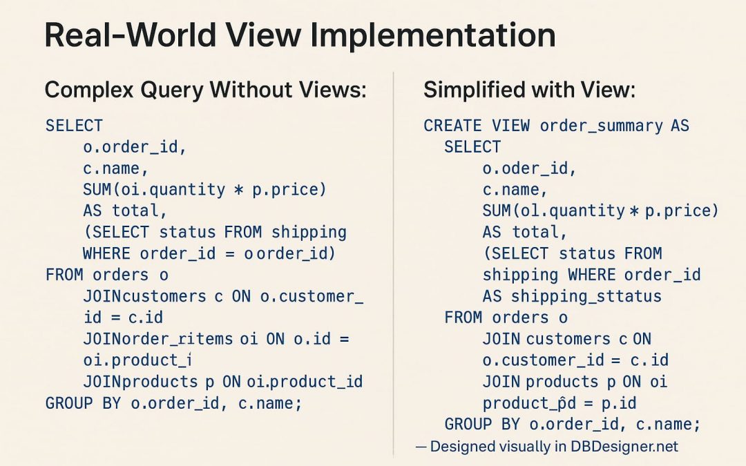 database views