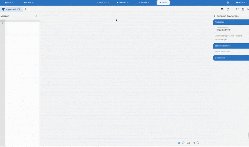 PDF to schema
